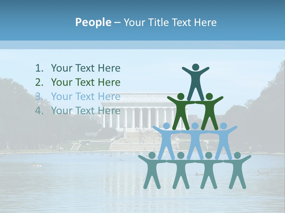 Lincoln Memorial PowerPoint Template