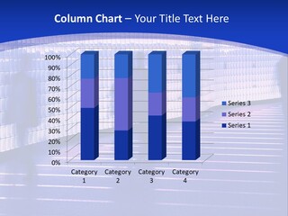 Blurred Pedestrians In Modern Passageway PowerPoint Template