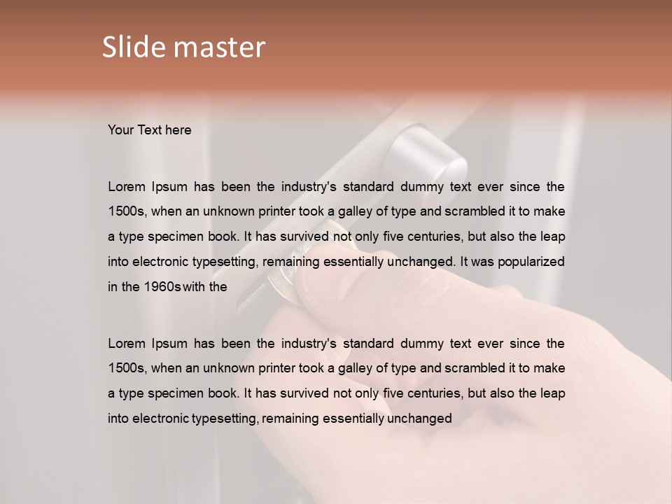 Inserting Coin In To A Vending Machine PowerPoint Template