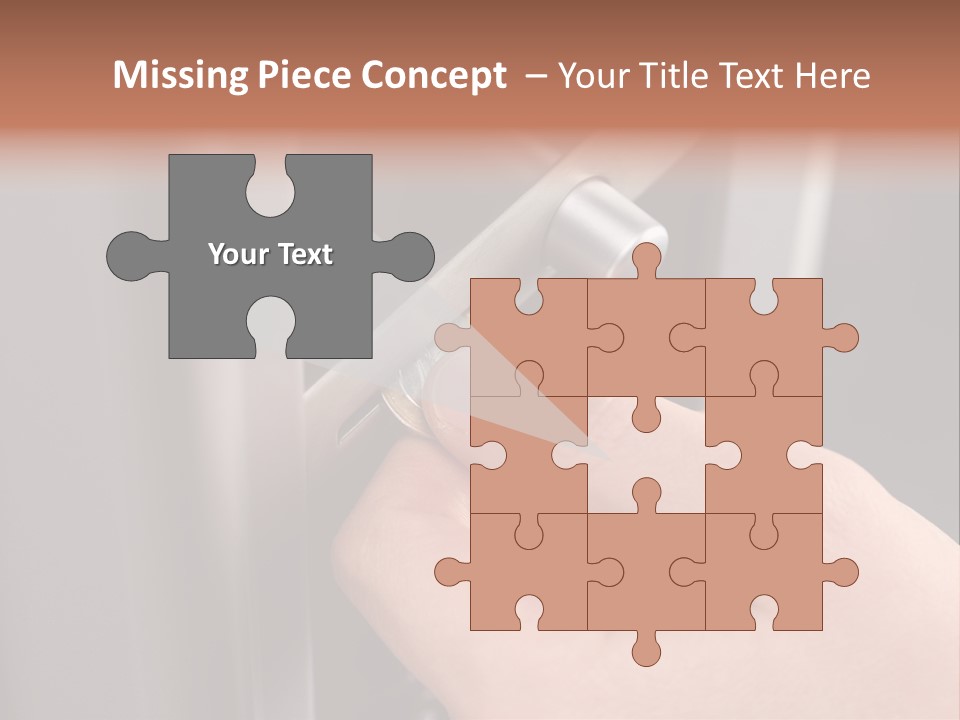 Inserting Coin In To A Vending Machine PowerPoint Template