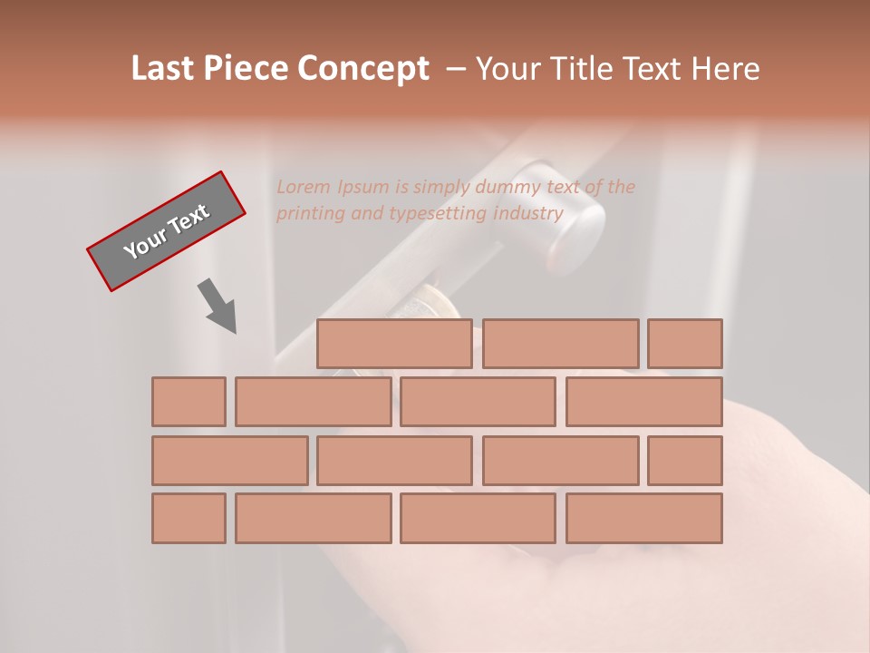 Inserting Coin In To A Vending Machine PowerPoint Template