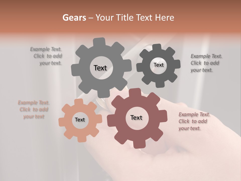 Inserting Coin In To A Vending Machine PowerPoint Template