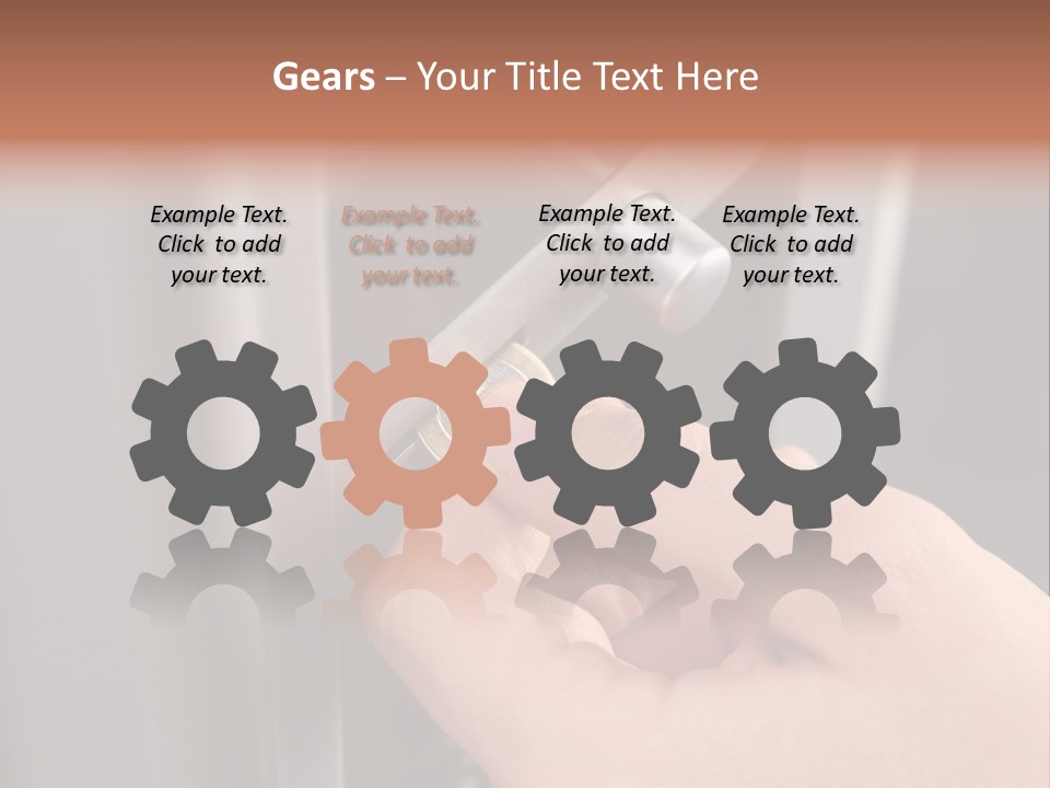 Inserting Coin In To A Vending Machine PowerPoint Template