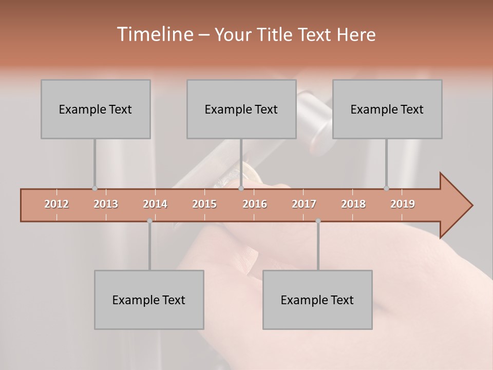 Inserting Coin In To A Vending Machine PowerPoint Template