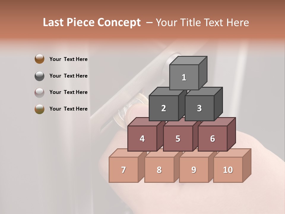 Inserting Coin In To A Vending Machine PowerPoint Template