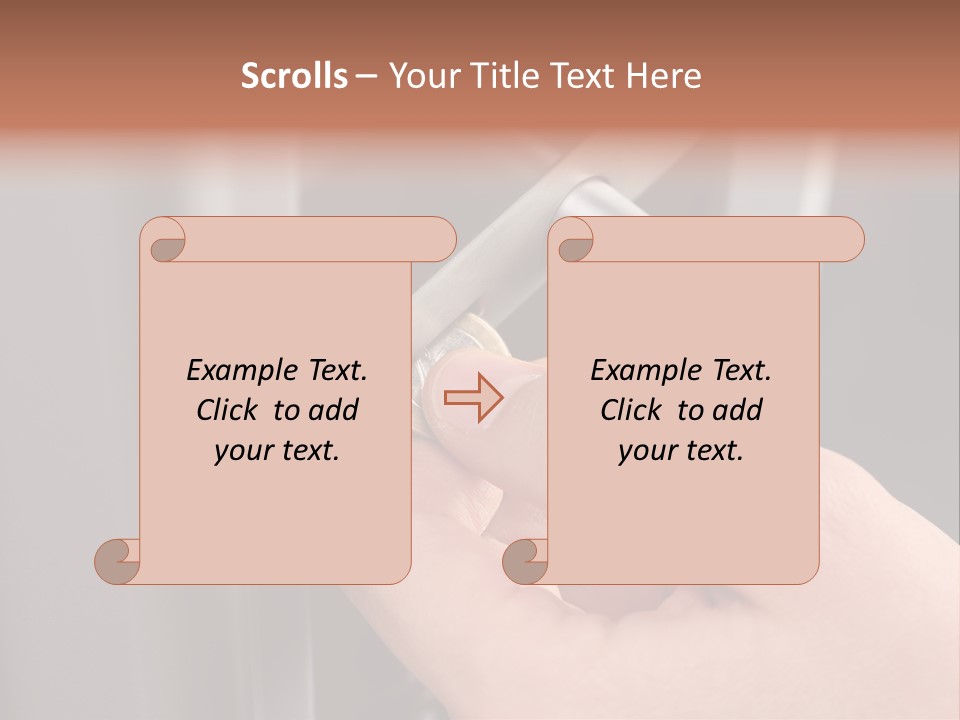 Inserting Coin In To A Vending Machine PowerPoint Template