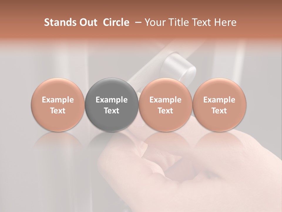 Inserting Coin In To A Vending Machine PowerPoint Template