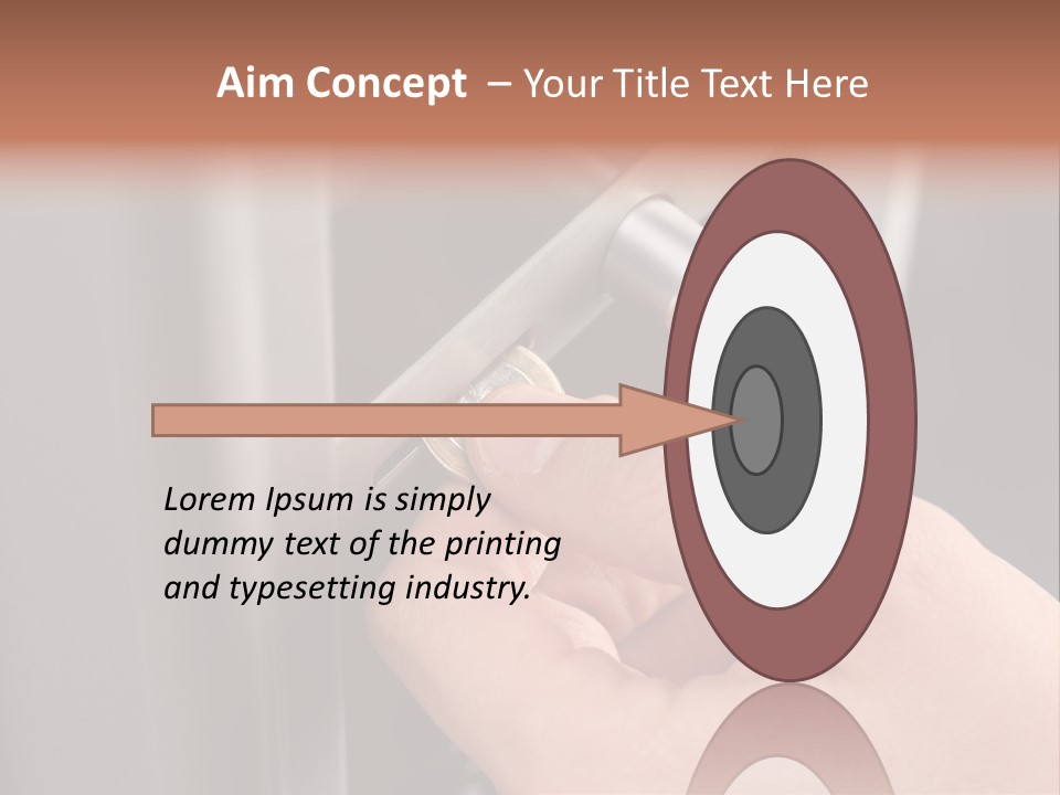 Inserting Coin In To A Vending Machine PowerPoint Template