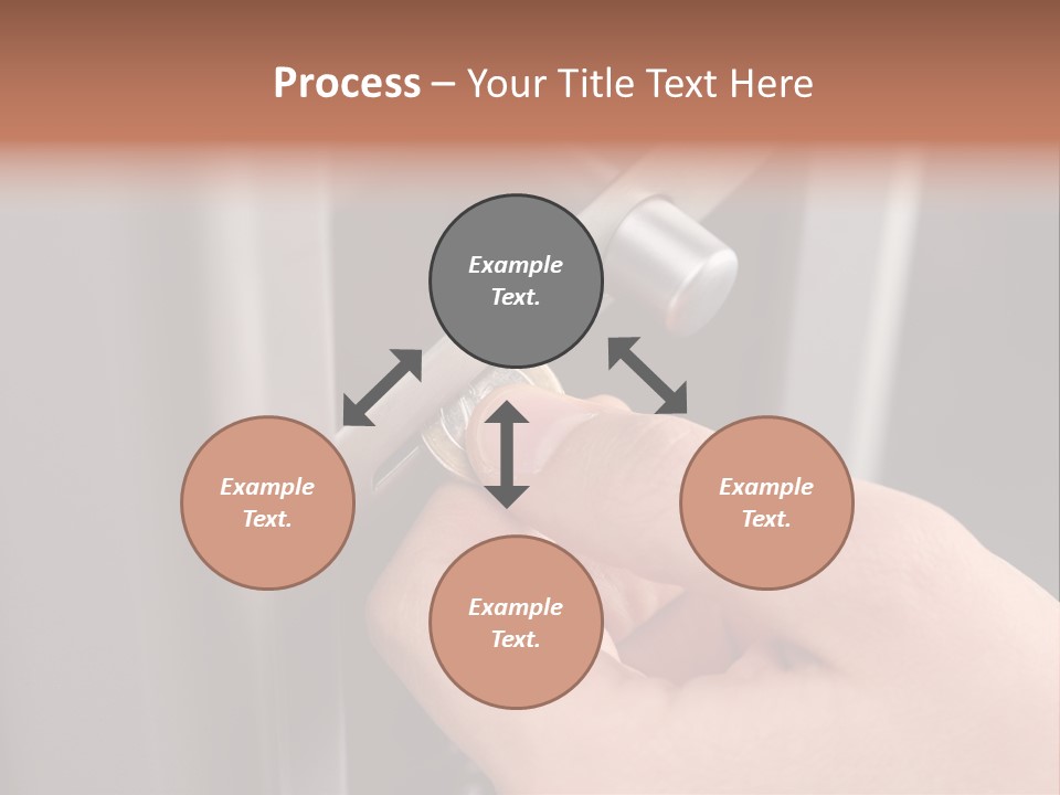 Inserting Coin In To A Vending Machine PowerPoint Template