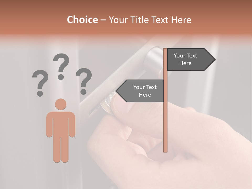 Inserting Coin In To A Vending Machine PowerPoint Template