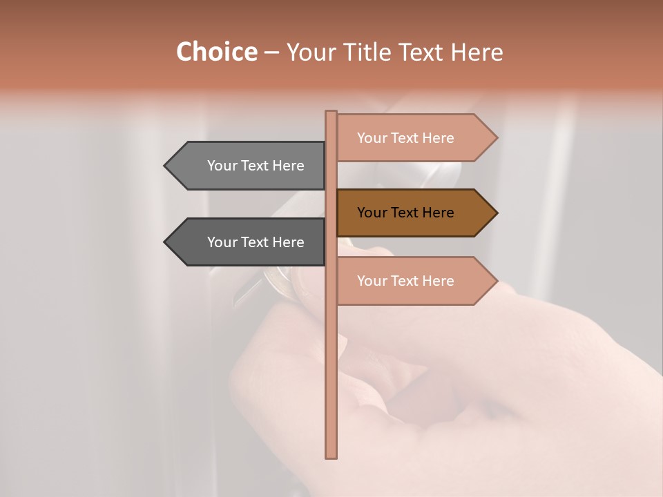Inserting Coin In To A Vending Machine PowerPoint Template