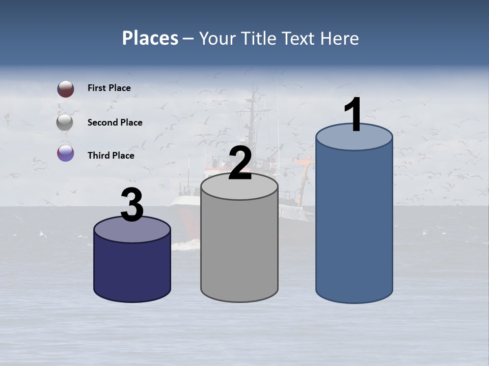 Fishing Boat Return PowerPoint Template