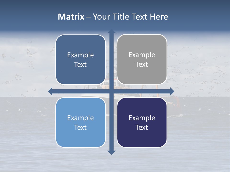 Fishing Boat Return PowerPoint Template