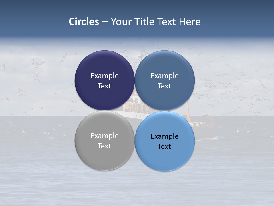 Fishing Boat Return PowerPoint Template