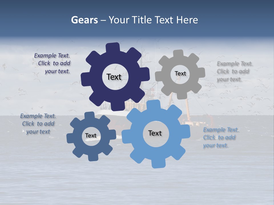 Fishing Boat Return PowerPoint Template