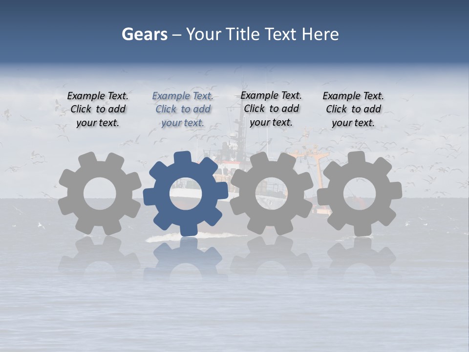 Fishing Boat Return PowerPoint Template