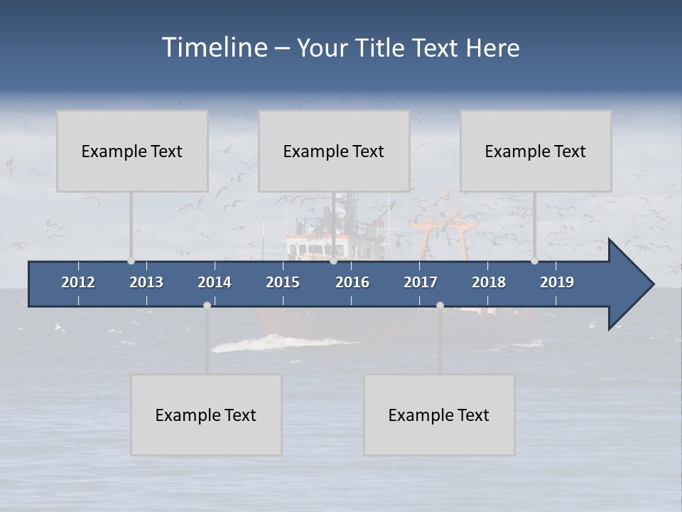 Fishing Boat Return PowerPoint Template