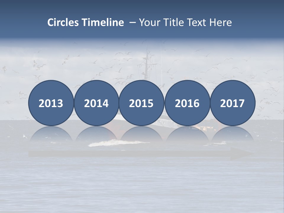 Fishing Boat Return PowerPoint Template