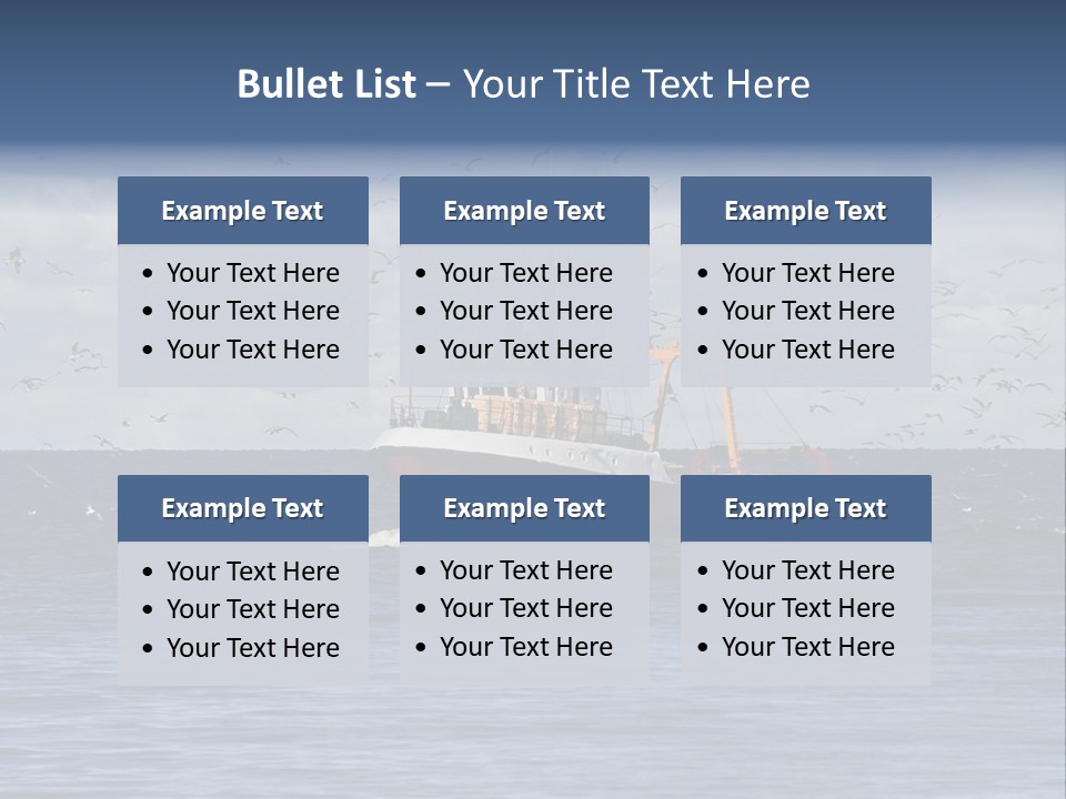 Fishing Boat Return PowerPoint Template