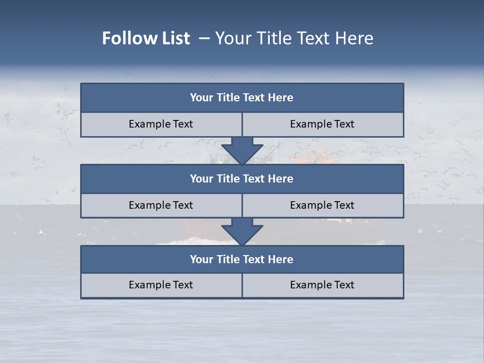 Fishing Boat Return PowerPoint Template