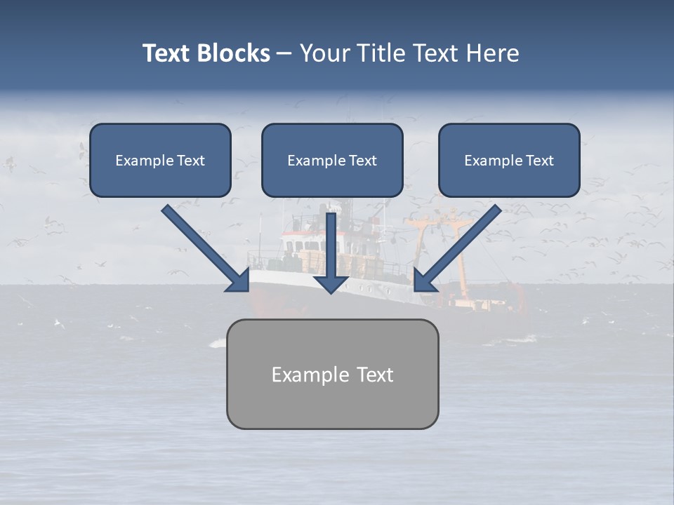 Fishing Boat Return PowerPoint Template