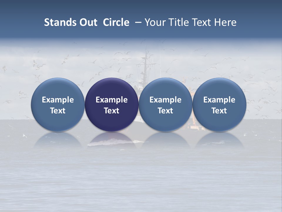 Fishing Boat Return PowerPoint Template