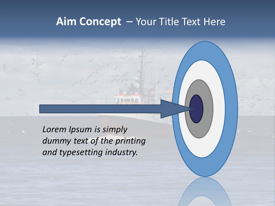 Fishing Boat Return PowerPoint Template