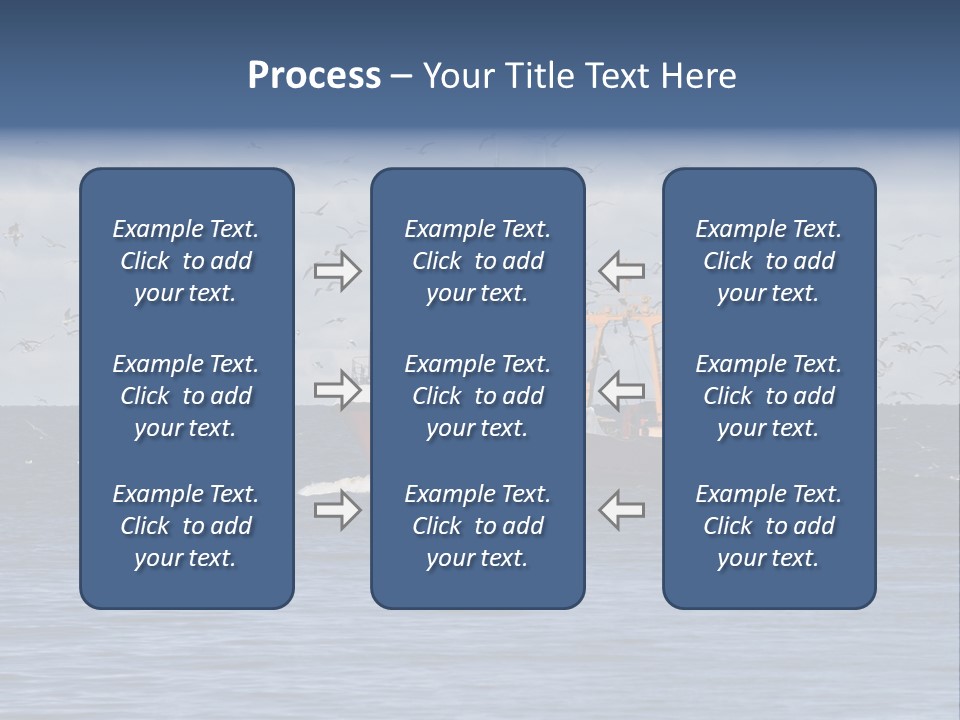 Fishing Boat Return PowerPoint Template