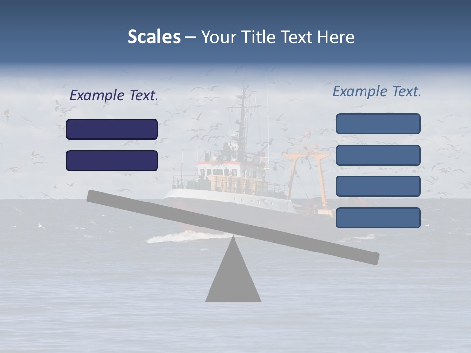 Fishing Boat Return PowerPoint Template