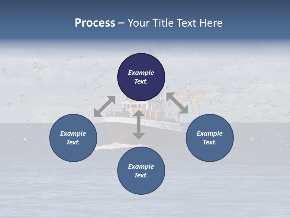 Fishing Boat Return PowerPoint Template