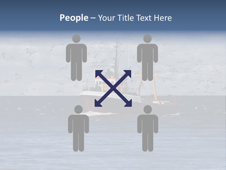 Fishing Boat Return PowerPoint Template