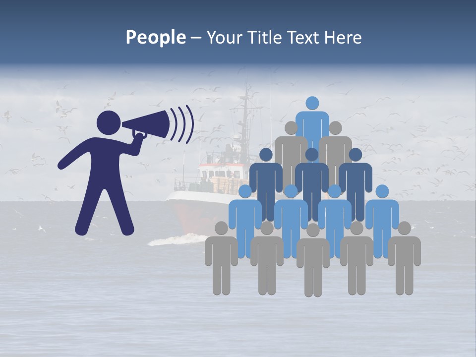 Fishing Boat Return PowerPoint Template