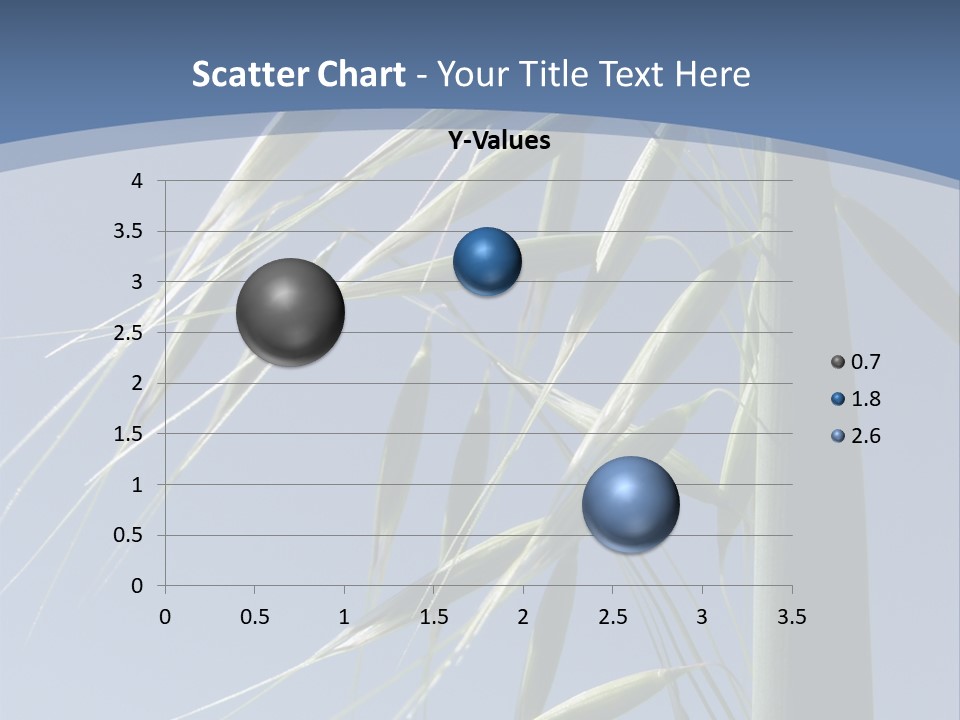 Oat Plant With Panicles PowerPoint Template