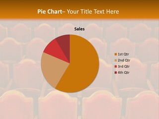 Photograph Of The Rows Of Theatre Seats PowerPoint Template