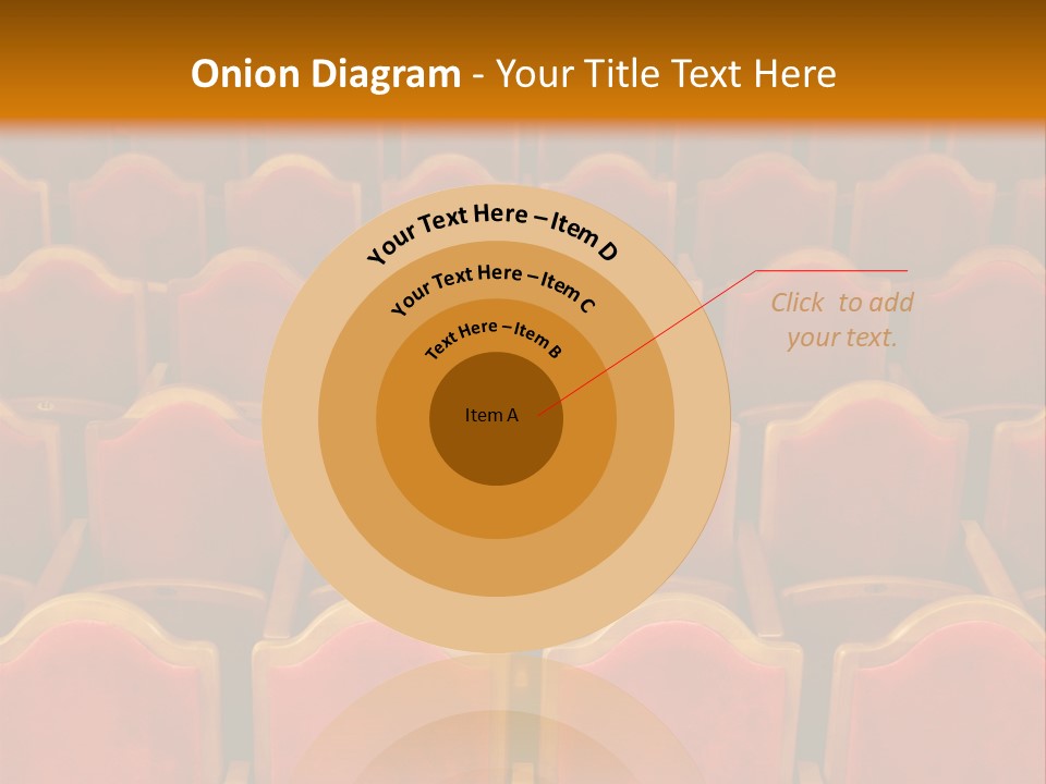 Photograph Of The Rows Of Theatre Seats PowerPoint Template