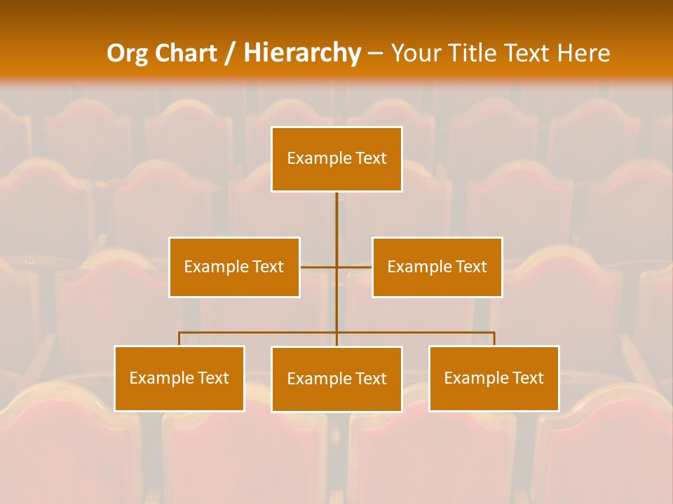 Photograph Of The Rows Of Theatre Seats PowerPoint Template