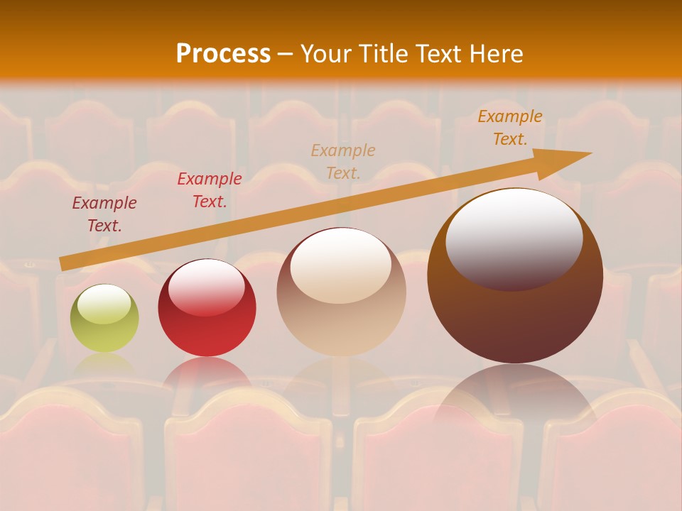 Photograph Of The Rows Of Theatre Seats PowerPoint Template