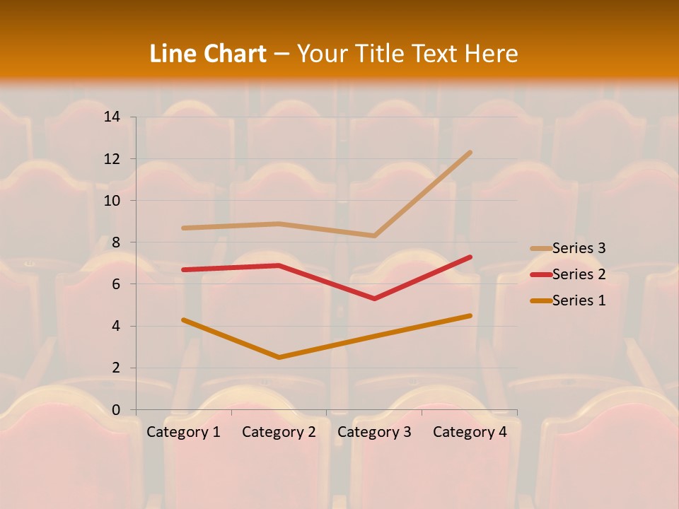 Photograph Of The Rows Of Theatre Seats PowerPoint Template