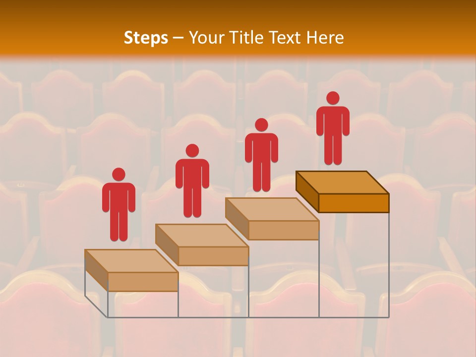 Photograph Of The Rows Of Theatre Seats PowerPoint Template