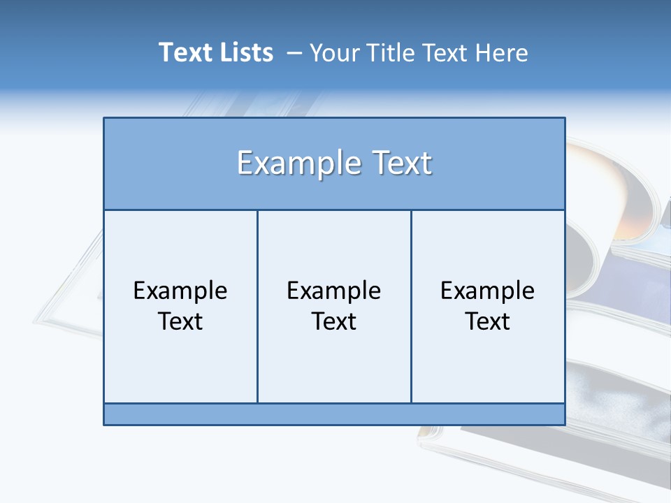 A Book Is Open On A White Background PowerPoint Template