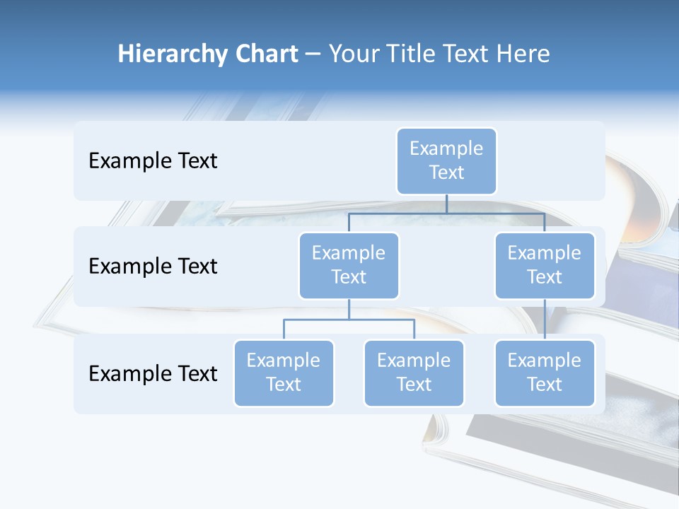 A Book Is Open On A White Background PowerPoint Template