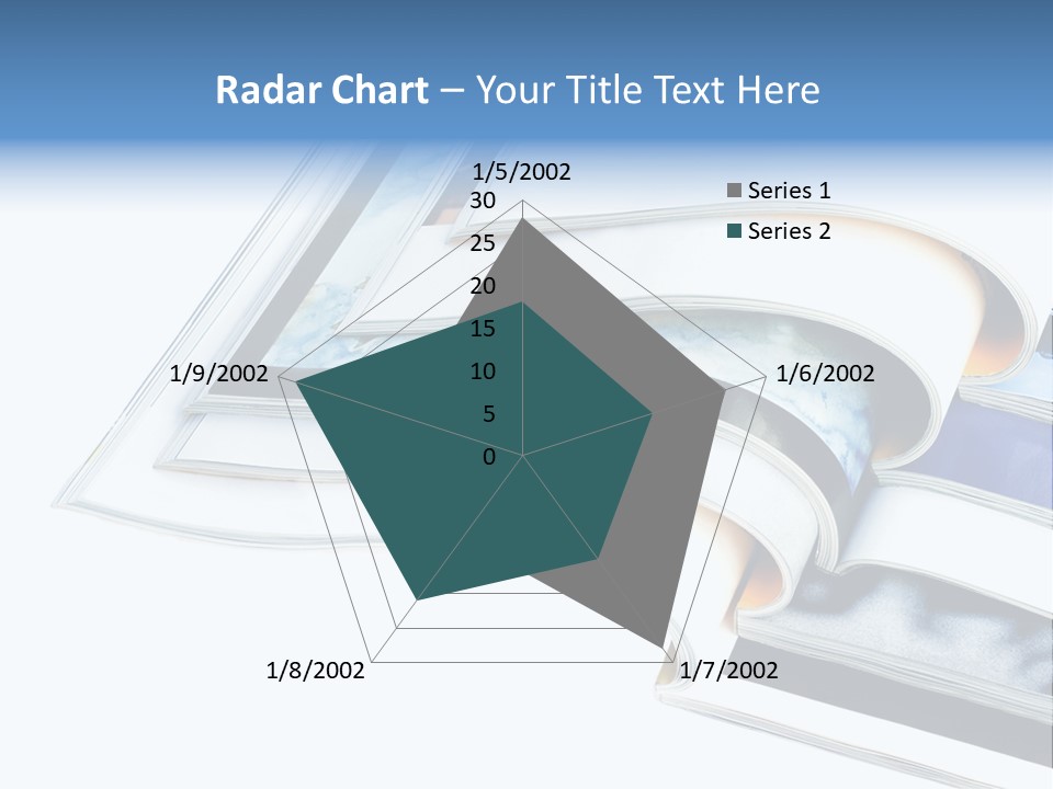 A Book Is Open On A White Background PowerPoint Template