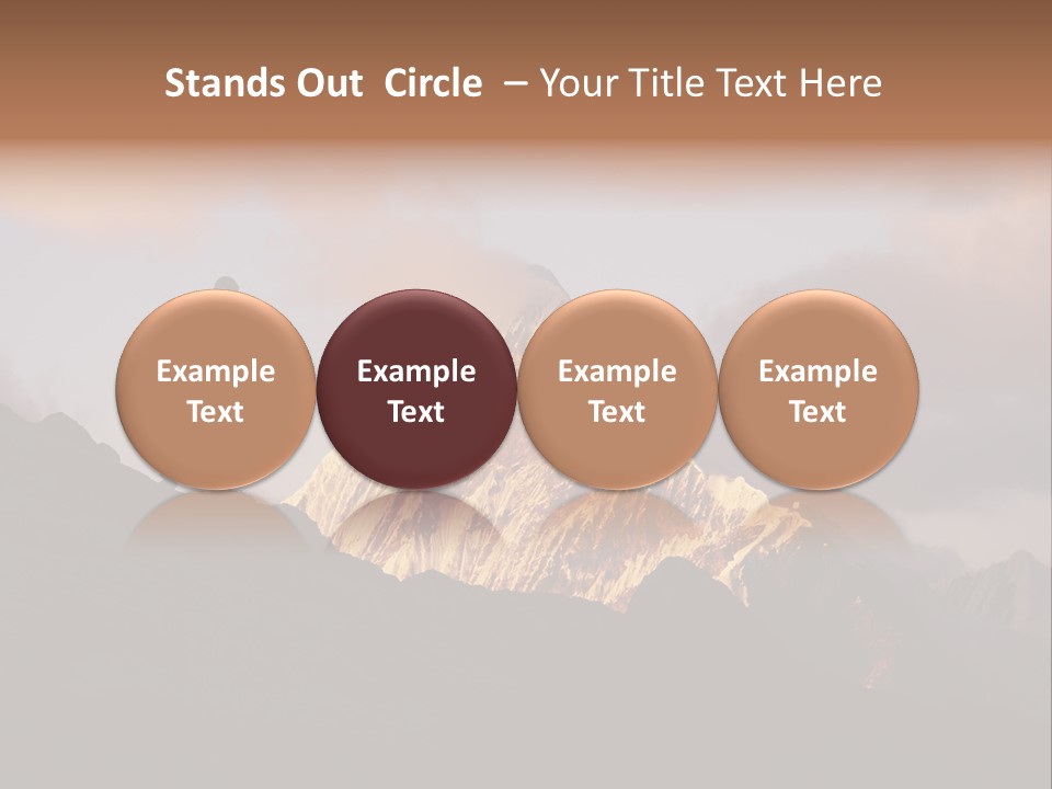 Cup Of Coffee With Saucer Stock Vector Illustration: PowerPoint Template