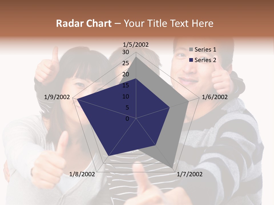 A Family Giving A Thumbs Up Sign PowerPoint Template
