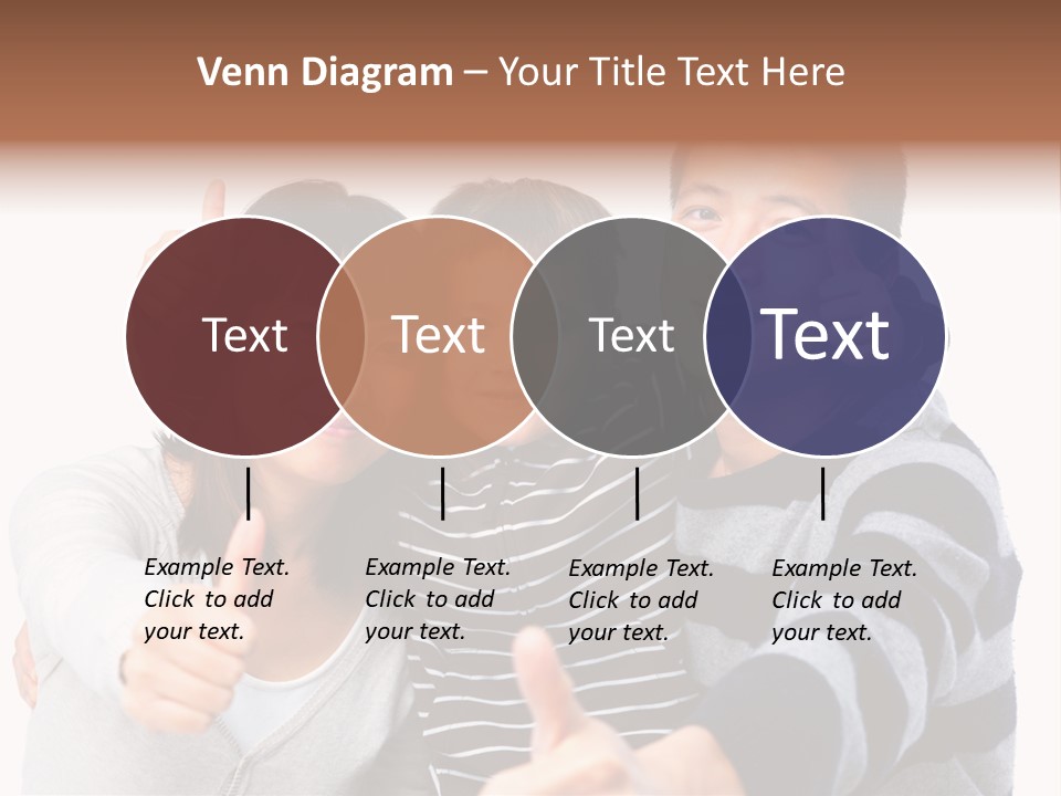 A Family Giving A Thumbs Up Sign PowerPoint Template