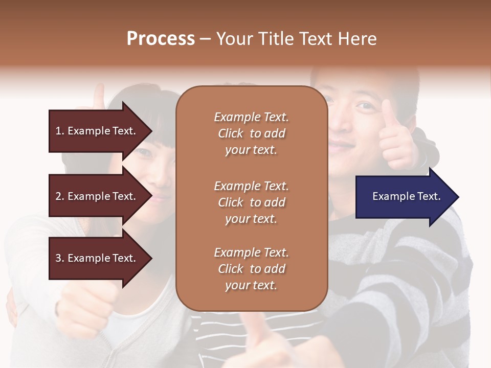 A Family Giving A Thumbs Up Sign PowerPoint Template