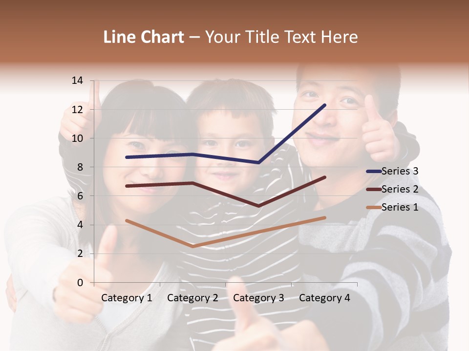 A Family Giving A Thumbs Up Sign PowerPoint Template