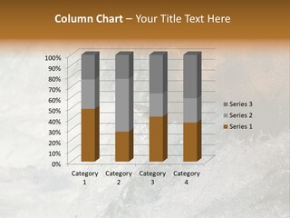 Close Up View Of A Brown Bear Catching Salmon PowerPoint Template
