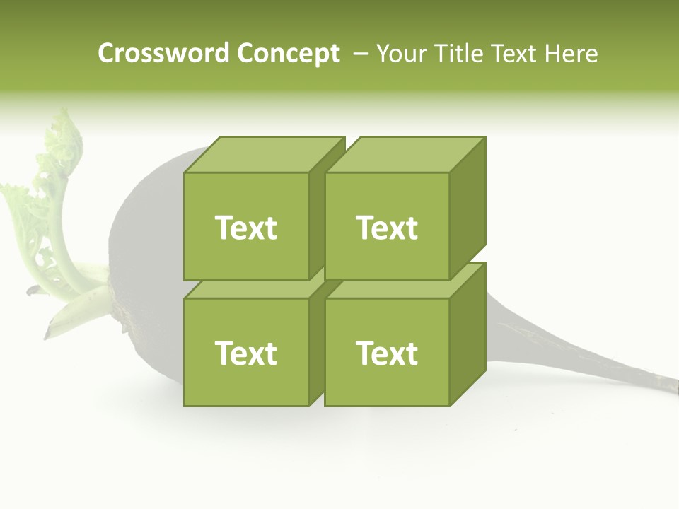 Radish (Raphanus) PowerPoint Template