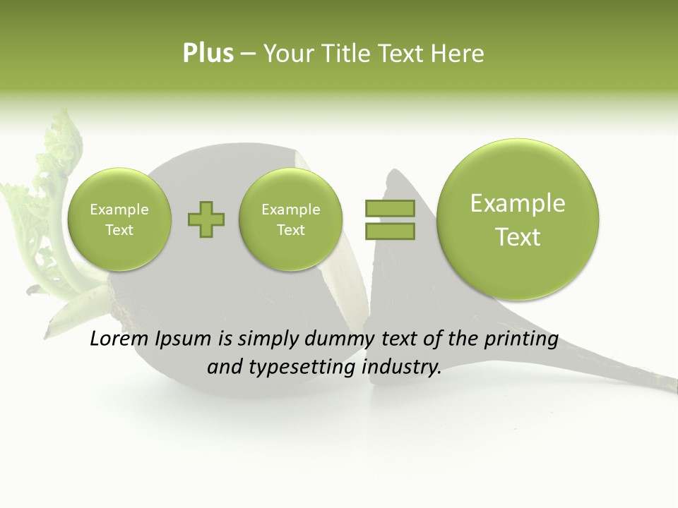 Radish (Raphanus) PowerPoint Template